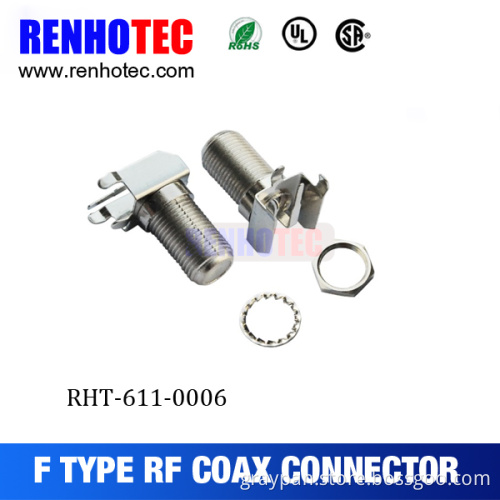 right angel crimp type f connector to rca audio